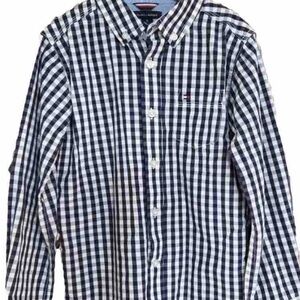 Tommy Hilfiger Kids Blue Checkered Shirt